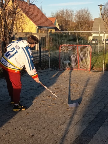 Filet pare ballons pour but de hockey