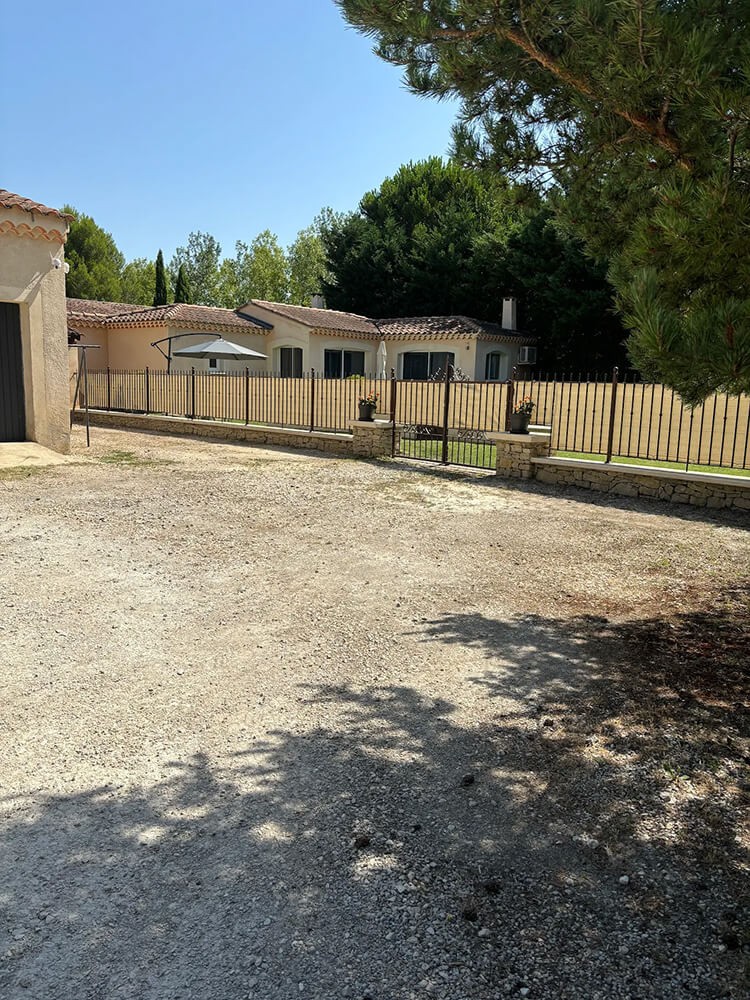 Filet brise-vue de couleur sur mesure - Occultation totale (± 100%) envoyé par un client