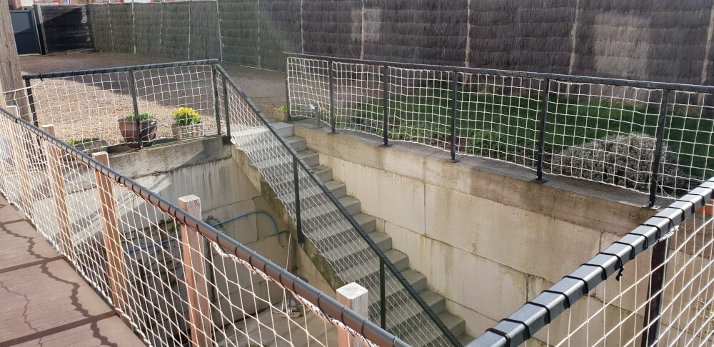 Filet périphérique pour accès souterrain