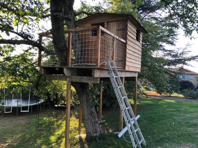 Utiliser un filet périphérique pour sécuriser une cabane dans les arbres