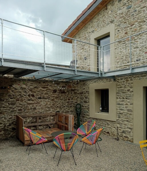 Filet périphérique NF P-93-355 sur-mesure pour balcon