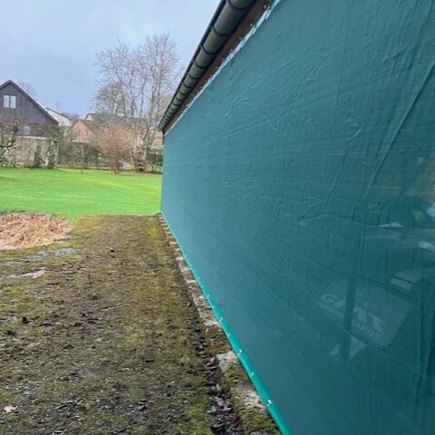 Filet brise vent - filtration 90% - vert ou noir