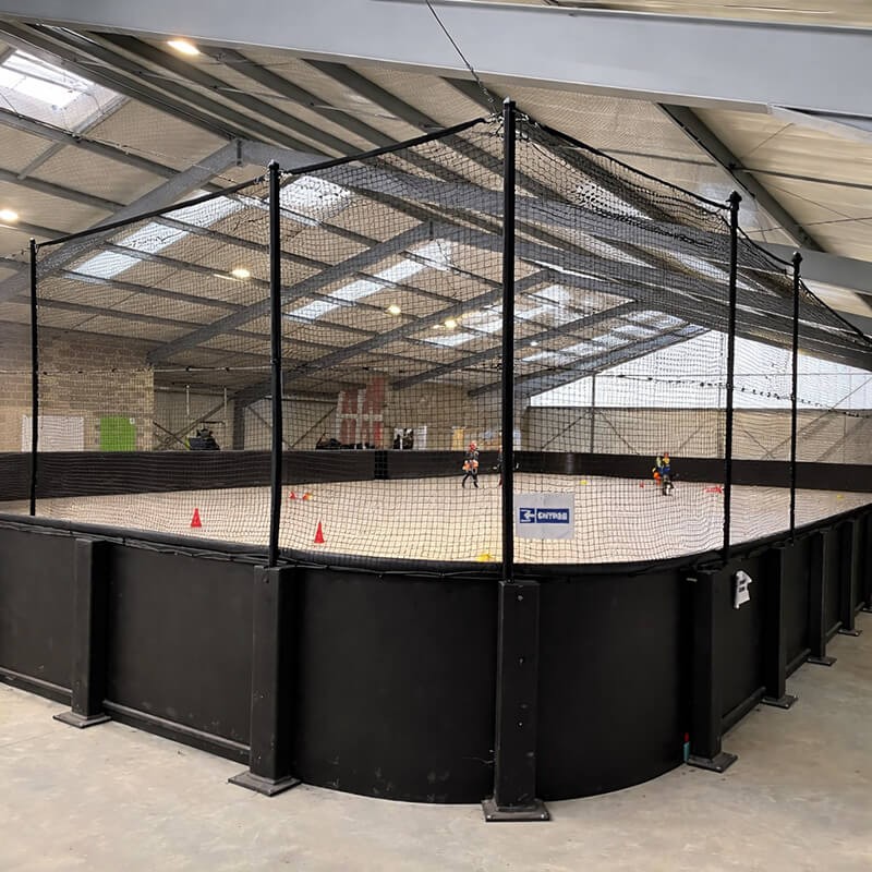 Filet polyéthylène 1,8 mm tressé sans noeud - mailles 25 x 25 mm