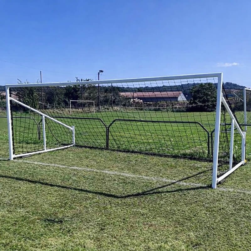 Filet pour but de foot rabattable - Mailles 145 mm - ∅ 3 mm