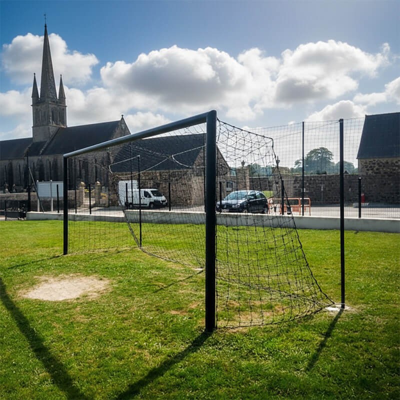 Filets de but compétition trapézoïdal foot à 7 - Mailles 120 x 120 mm - ∅ 4 mm