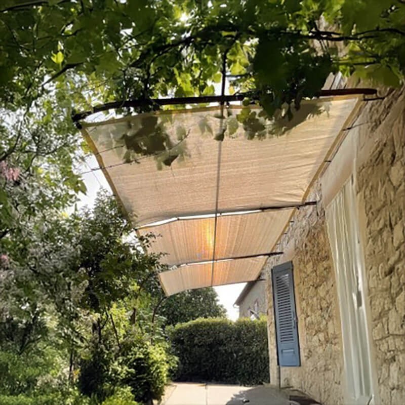 Filet de couverture de pergola ultra dense - occultation 100%