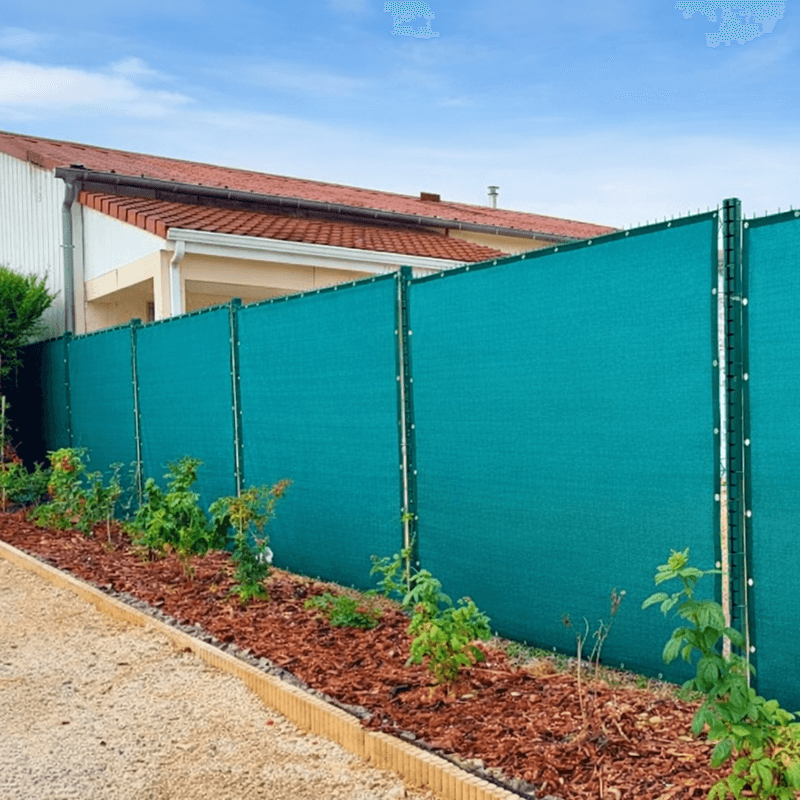 Filet brise vue - filtration totale - vert