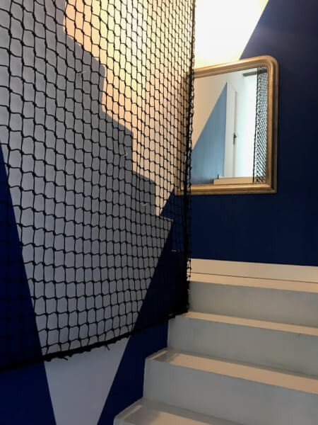 Filet garde-corps pour moderniser un escalier