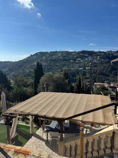 Toile d’ombrage coco ultra dense pour pergola