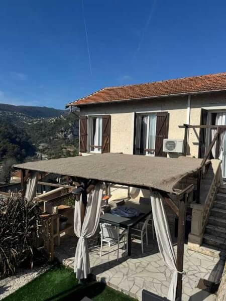 Toile d’ombrage coco ultra dense pour pergola