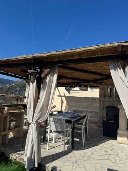 Toile d’ombrage coco ultra dense pour pergola