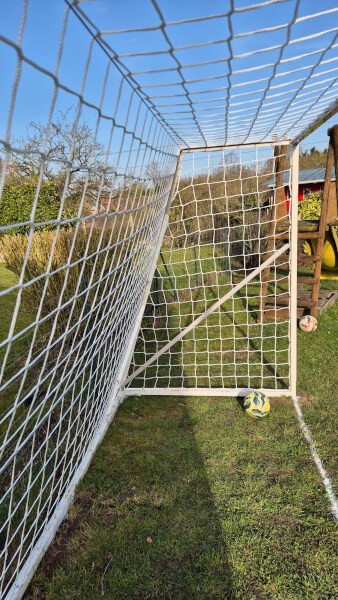 Filet de but de foot forme trapèze