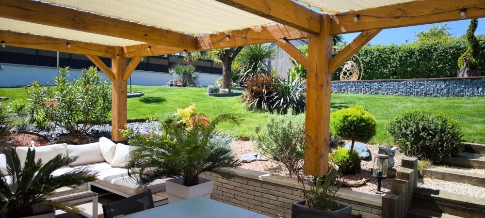 Voile d'ombrage pour pergola 100%
