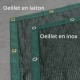 Filet brise vue - filtration 45% - vert