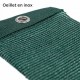 Filet brise-vue couleur pour paintball - Occultation très forte (± 95%)