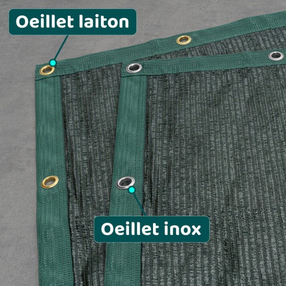 Filet brise-vue / ombrage léger - Occultation légère 45%