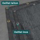 Filet brise-vue de couleur sur mesure - Occultation totale