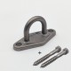 Platine d'ancrage normée câble 12/14 mm filet antichute