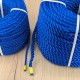 Cordage polyéthylène bleu au mètre