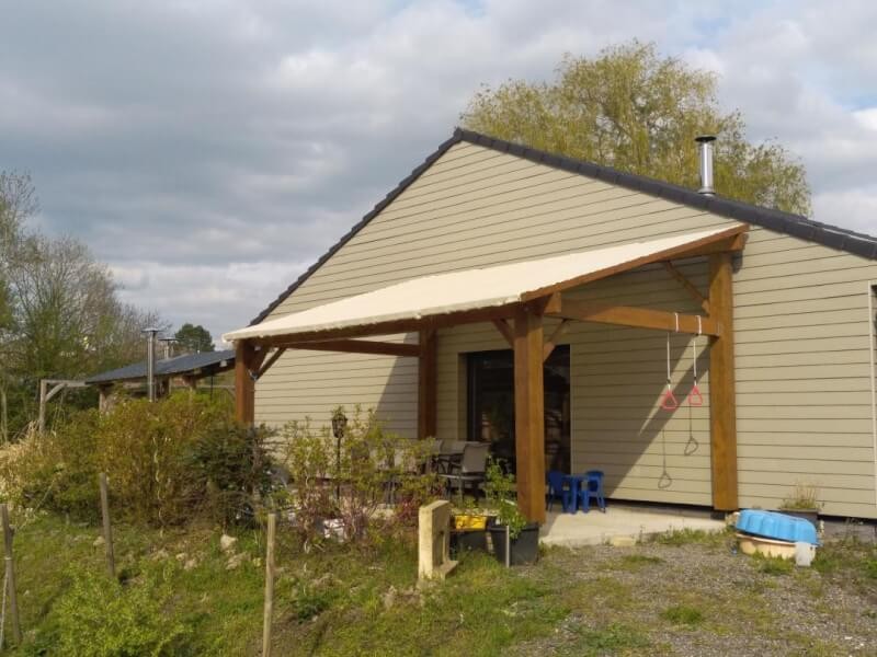 Voile d'ombrage pour pergola haute protection soleil