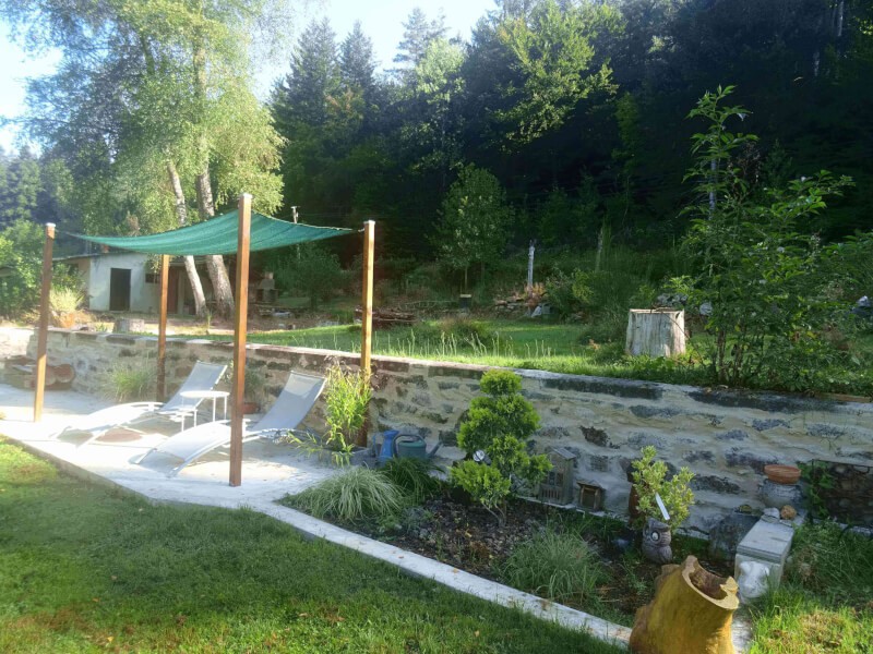 Filet couverture pour création espace ombrage de jardin