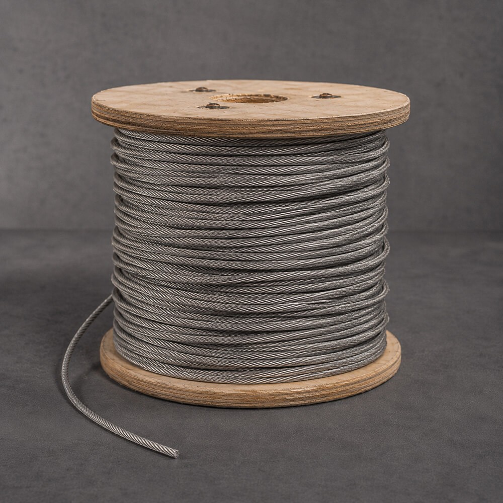 Câble acier inoxydable - Différents diamètres - Vendu au mètre