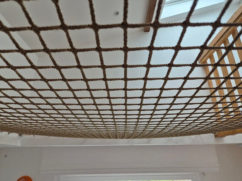 Installation de filet habitation chanvre par CO-BAT Architecture