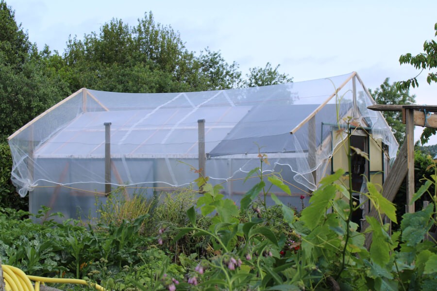 Anti grele protection serre de jardin