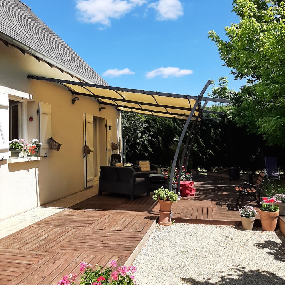 Bâche PVC étanche pour pergola 640g/m² - Standard envoyé par un client