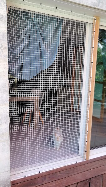Filet de protection chat pour fermer l'accès à la fenêtre