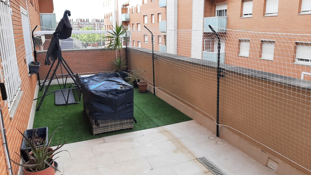 Sécuriser un balcon terrasse d'appartement en hauteur pour chat