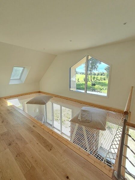 Filet d'habitation blanc grandes dimensions
