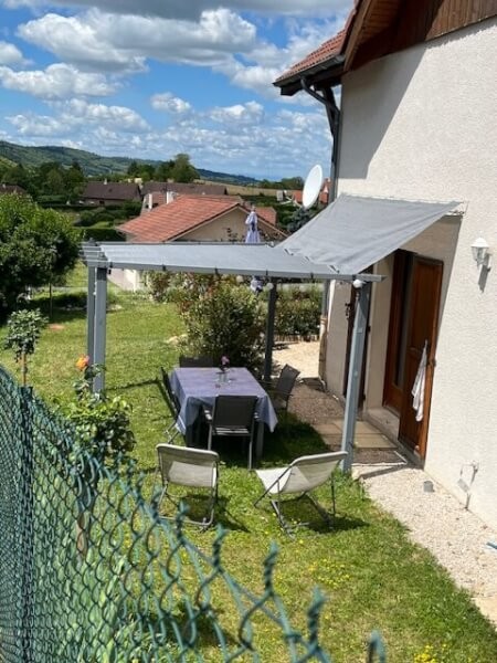 Filet d'ombrage pergola gris 2 parties