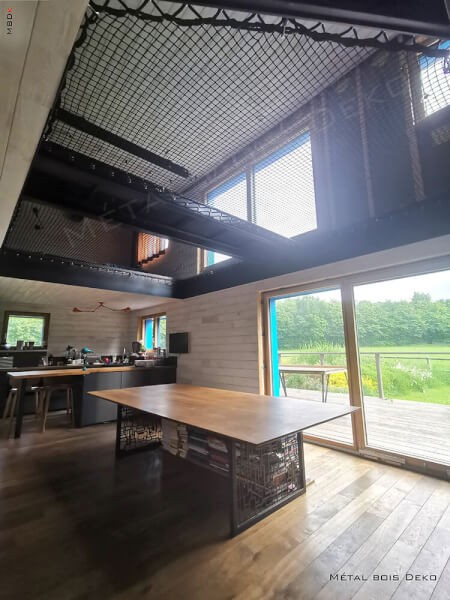Filet d'habitation grandes dimensions en 2 parties
