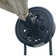 Voile d'ombrage avec enrouleur 97% en acrylique déperlant - 300g/m²