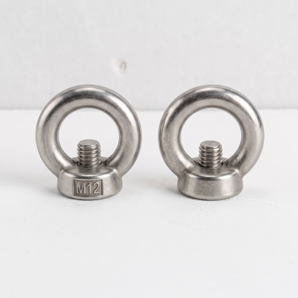 Anneau femelle à visser en inox - Ø M12 - Charge 800 kg