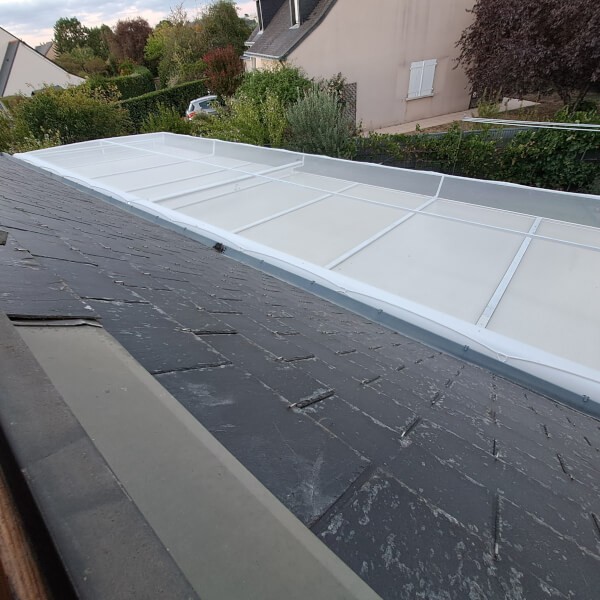 Protéger un toit de la grêle en filet sur mesure - 9,6 x 3,1 m