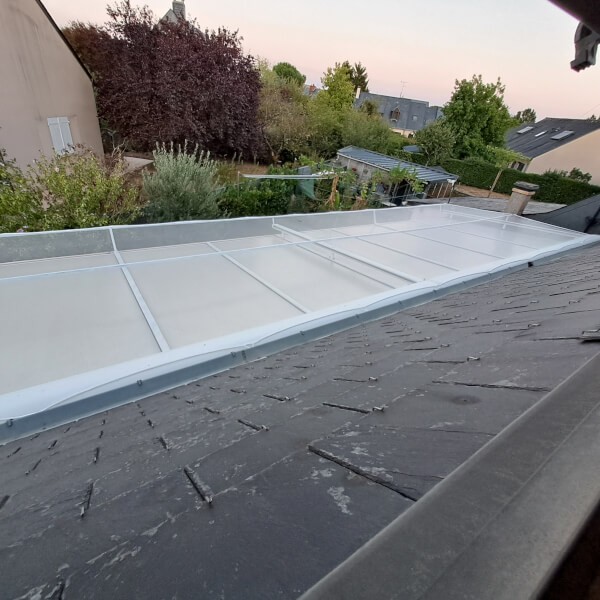 Protéger un toit de la grêle en filet sur structure métallique - 9,6 x 3,1 m