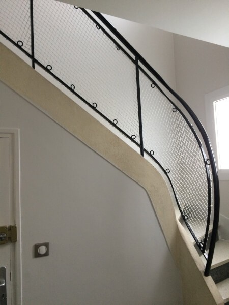 filet securite escalier