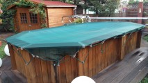 Filet anti-feuilles et salissures sur mesure - Mailles 1 x 1 mm - 110 g/m²