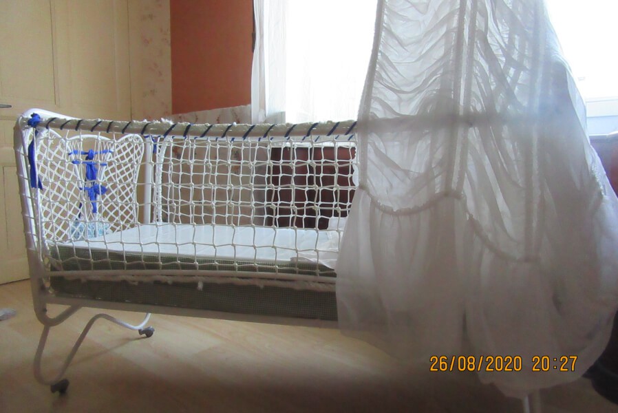 Filet de protection pour lit sur-mesure enfant handicapé