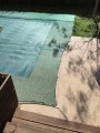 Filet anti-feuilles et salissures sur mesure - Mailles 1 x 1 mm - 110 g/m²