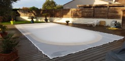 Filet anti-feuilles et salissures sur mesure - Mailles 1 x 1 mm - 110 g/m²