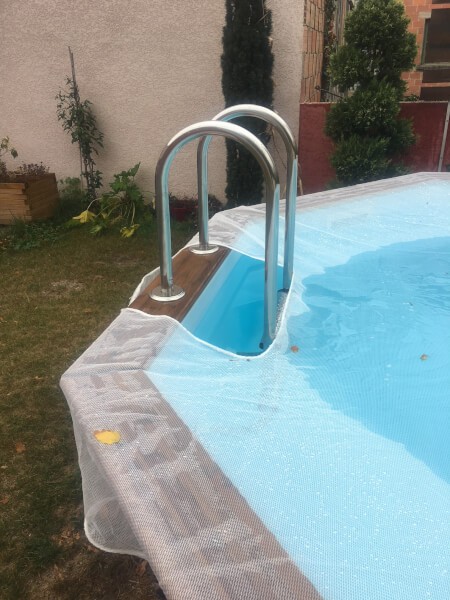 Filet anti feuilles pour piscine enterrée ou hors sol