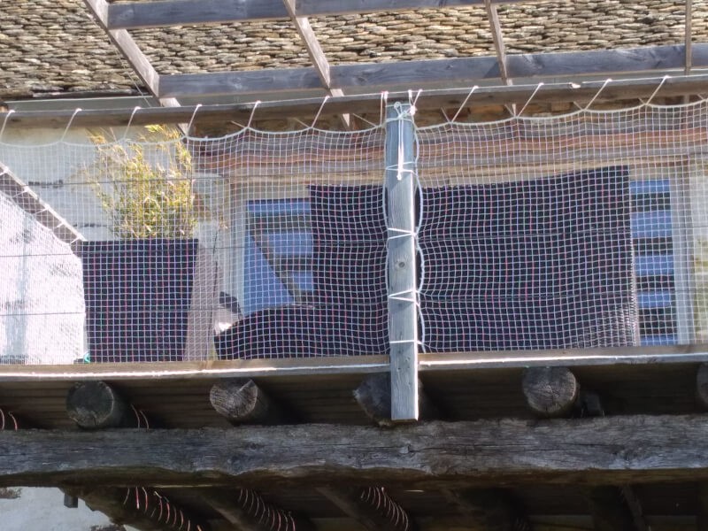 Filet de protection enfants polyamide pour sécuriser garde-corps balcon
