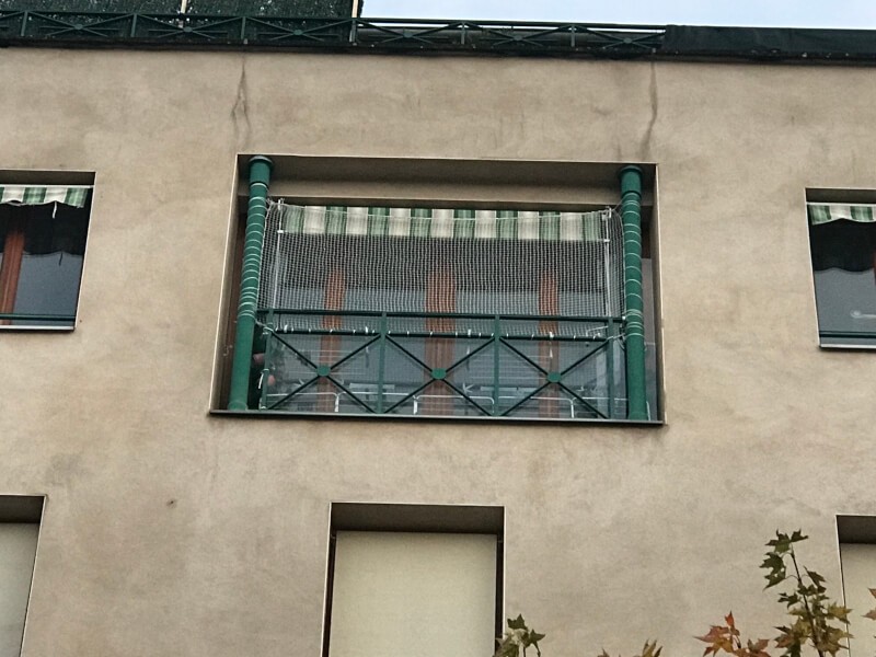 Filet de protection pour sécuriser mon balcon pour mon chat