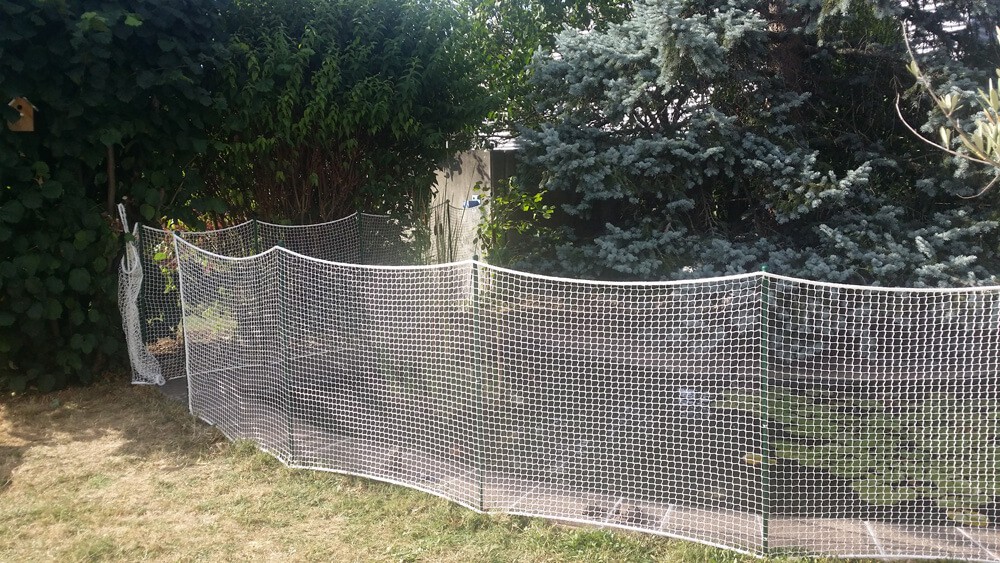 Barrière de sécurité de clôture de filet de séparation pour