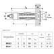 Cheville à expension pour plaque de plâtre - ∅ M4