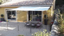 Filet de couverture de pergola - Ombrage important (± 95%) - plusieurs coloris - perméable