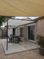 Filet de couverture de pergola - Ombrage important (± 95%) - plusieurs coloris - perméable